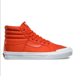 Vans Orange High-Top Sneakers